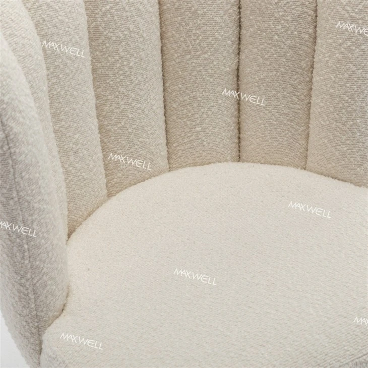 Petal Boucle Wedding Dining Chair factory